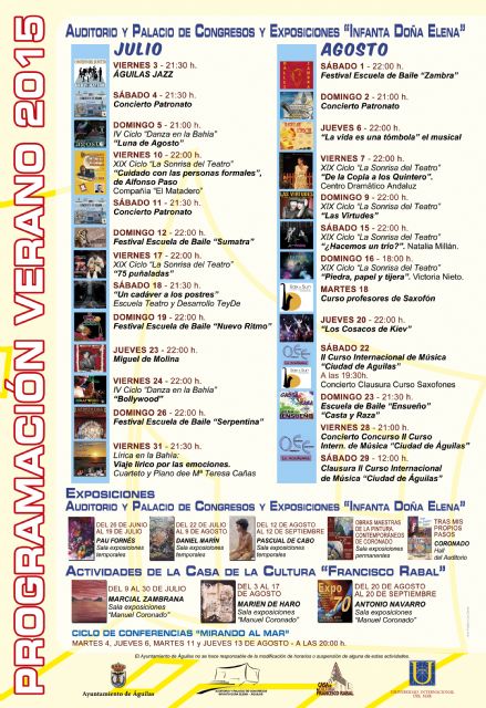 Música, teatro y exposiciones centran la programación cultural de este verano - 2, Foto 2