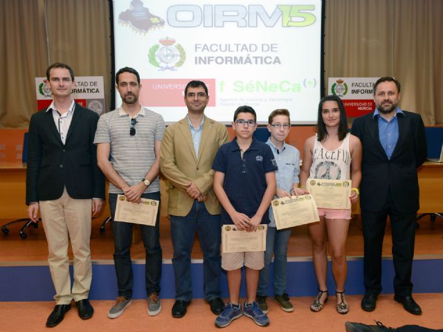 La Universidad de Murcia entrega los premios de la Olimpiada Informática de la Región - 1, Foto 1