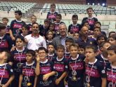 200 niños del Campus de Paulo Roberto disfrutan de la fiesta de clausura celebrada en el Palacio de los Deportes