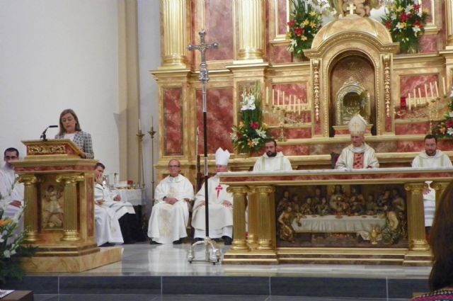 Santiago Apóstol de Lorca regresa a la normalidad cuatro años después de los terremotos que derrumbaron parte de su estructura - 1, Foto 1