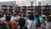 La Red Municipal de Bibliotecas participa en las actividades de la escuela de verano desarrollada por la Asociación Down Lorca