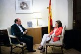 El presidente de la Comunidad traslada a Senz de Santamara que 'la Regin de Murcia salga fortalecida en los Presupuestos Generales del Estado'