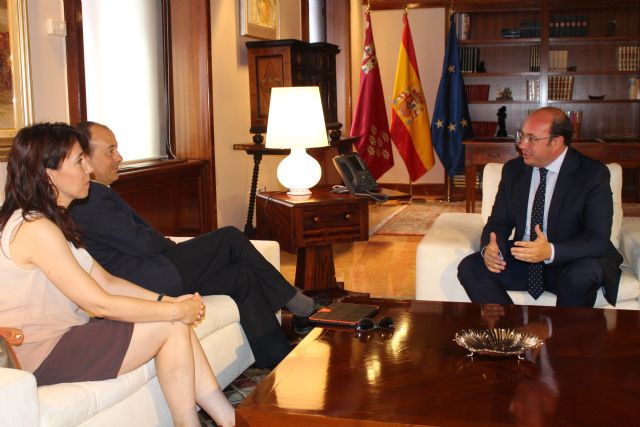 El presidente de la Comunidad, Pedro Antonio Sánchez, se reunió hoy con representantes de la Comisión Gestora de CC.OO - 1, Foto 1