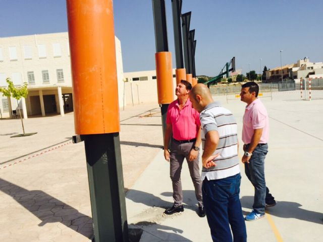 El Ayuntamiento de Ceutí inicia las obras para cubrir la pista polideportiva del colegio Suceso Aledo - 2, Foto 2