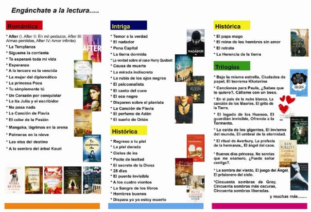 La biblioteca municipal Mateo García elabora una guía de lectura para el verano que recoge las últimas novedades y títulos más atractivos, Foto 2