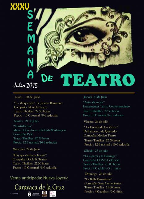 La Semana de Teatro de Caravaca cumple 35 años con adaptaciones clásicas, comedias y obras infantiles - 1, Foto 1
