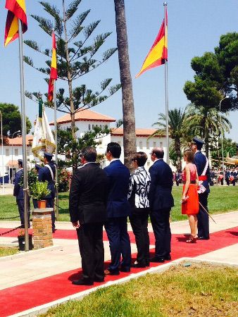 La presidenta de la Asamblea, en la entrega de despachos de la Academia General del Aire - 1, Foto 1