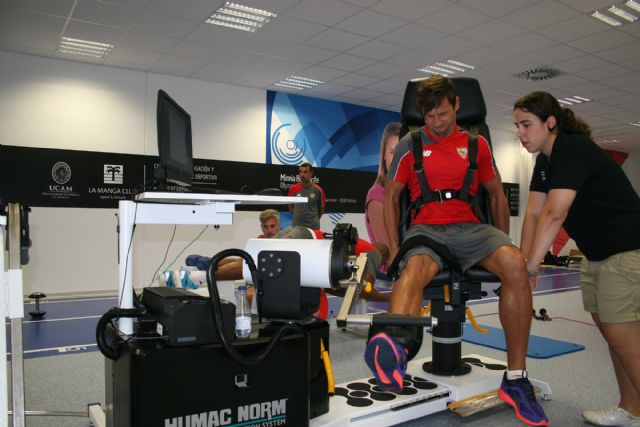El Sevilla FC se somete a pruebas físicas en el Centro de Alto Rendimiento La Manga Club - UCAM - 2, Foto 2