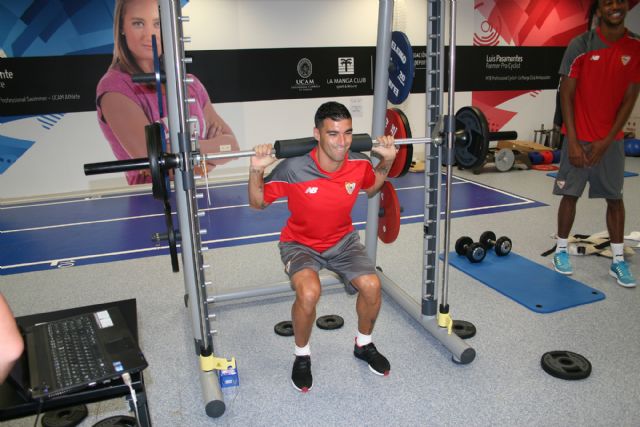 El Sevilla FC se somete a pruebas físicas en el Centro de Alto Rendimiento La Manga Club - UCAM - 4, Foto 4