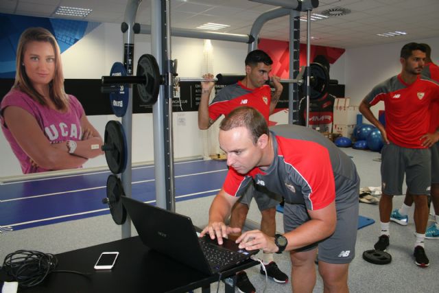 El Sevilla FC se somete a pruebas físicas en el Centro de Alto Rendimiento La Manga Club - UCAM - 5, Foto 5