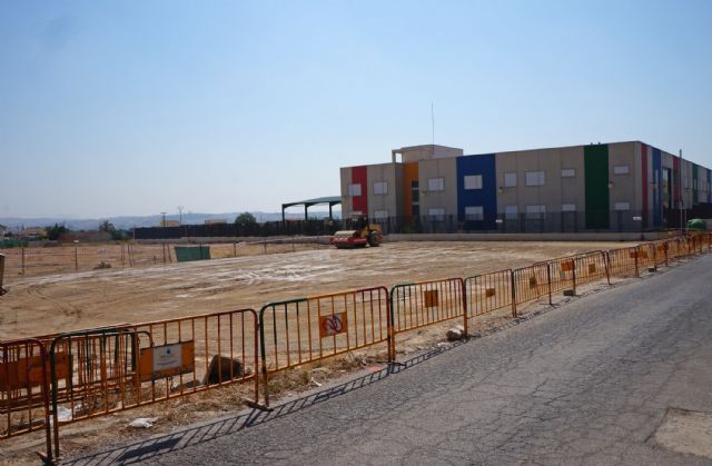 Colocada la primera piedra de la pista polideportiva del barrio del Carmen de Las Torres de Cotillas - 4, Foto 4