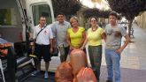 Ciudadanos hace entrega de la ropa recogida en la campaña organizada por C´s Lorca y Cruz Roja