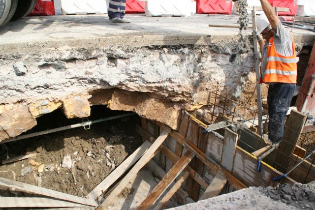 Ahora Murcia denuncia la destrucción de un puente del s. XVIII en una acequia de Aljucer - 2, Foto 2