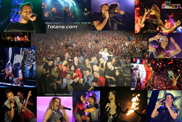 El concierto de La Orquesta La Mundial Show vuelve a convertirse en el espectáculo musical más importante de las fiestas patronales de Santiago, Foto 1