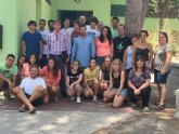Una veintena de jóvenes completan un campo de trabajo medioambiental en el que también han conocido el patrimonio de Cartagena
