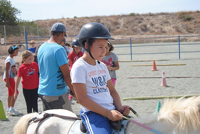14 children participate in the "Workshop with ponies and horses", Foto 1
