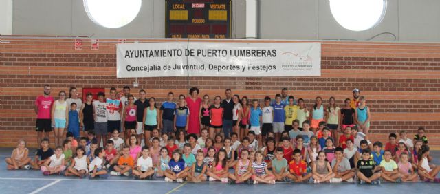 Más de 40 niños y niñas se familiarizan con el deporte y la naturaleza a través del II Campus de Actividades al Aire Libre que se celebra en Puerto Lumbreras - 1, Foto 1