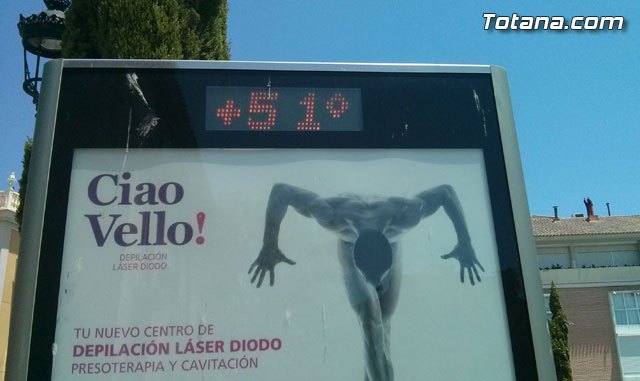 La Regin supera el umbral de temperatura mxima y mnima por calor, Foto 1