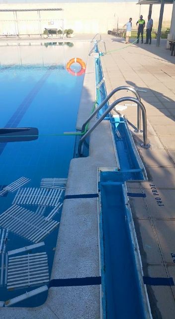 Unos desconocidos realizan actos vandálicos en las piscinas del Complejo Deportivo Valle del Guadalentín, en la pedanía de El Paretón-Cantareros., Foto 7