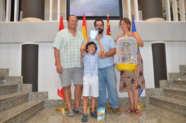 Plumas Amarillas, Mascota de Lorquí con casi 2.500 votos, recoge su premio - 5, Foto 5