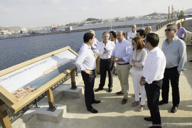 Los cartageneros ya pueden disfrutar de la nueva Senda Peatonal de Cala Cortina - 5, Foto 5