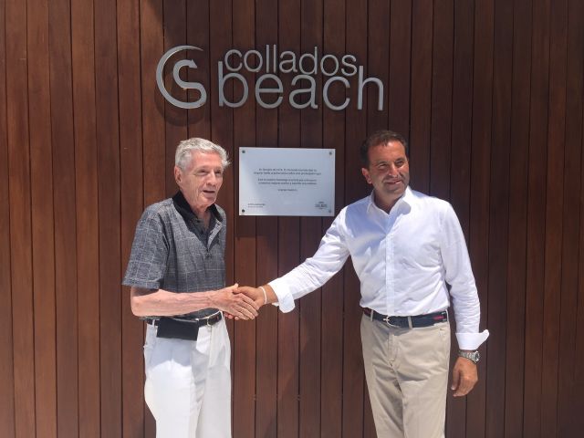 El arquitecto creador del edificio conocido como el OVNI de La Manga ha sido homenajeado en su visita en el 40 aniversario de su obra - 1, Foto 1