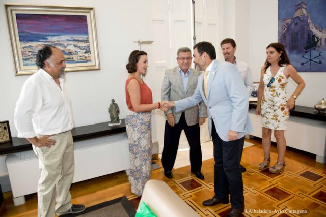 La Unión Musical Cartagonova mostró sus últimos galardones al alcalde - 2, Foto 2