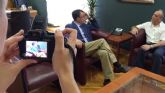 Cinco murcianos protagonizan la agenda del Alcalde durante toda la tarde