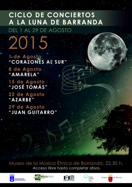 El ciclo A la luna de Barranda traerá conciertos todos los sábados de agosto al patio del Museo de la Música - 3, Foto 3