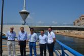 El alcalde visit el Puerto Deportivo de La Manga donde se reuni con el presidente de la empresa concesionaria, Toms Maestre