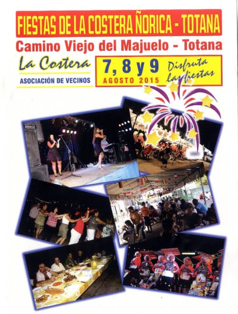 Las fiestas de La Costera-Ñorica se celebrarán en el Camino Viejo del Majuelo del 7 al 9 de agosto
