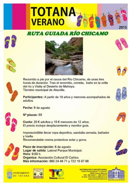 La Asociación Cultural El Cañico organiza una ruta guiada al río Chicamo (Abanilla), Foto 1