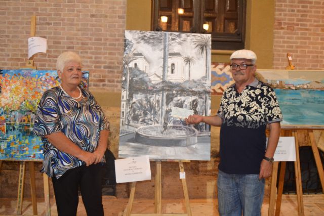 El artista Pérez Parra, ganador del concurso de pintura rápida Águilas en tu pincel - 2, Foto 2