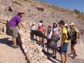 Un total de 11 niños y niñas participan en la 'Semana de la Prehistoria en La Bastida