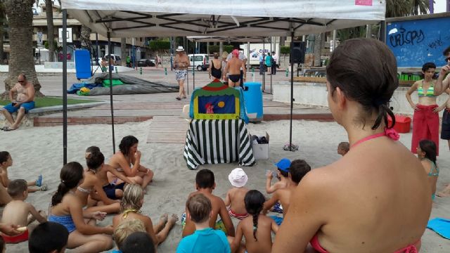 La concejalía de Medio Ambiente lleva un año más su campaña de concienciación a las playas de San Javier - 2, Foto 2