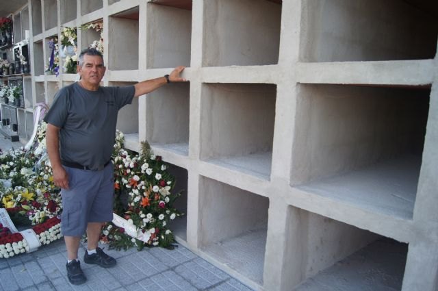 Finalizan las obras de los 40 nuevos nichos construidos en la nueva zona del Cementerio Municipal “Nuestra Señora del Carmen”, Foto 1