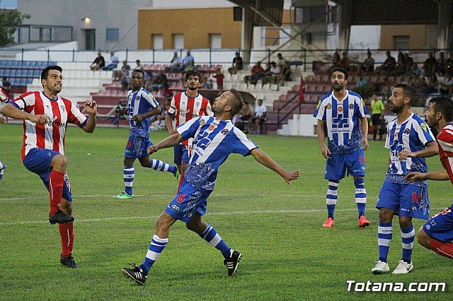 El Olímpico de Totana y el Lorca Deportiva CF empataron a 1 en el partido de pretemporada 2015/16, Foto 1