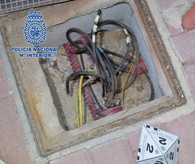 La Policía Nacional, tras una persecución, detiene a los autores de un robo de cableado eléctrico del alumbrado público - 1, Foto 1