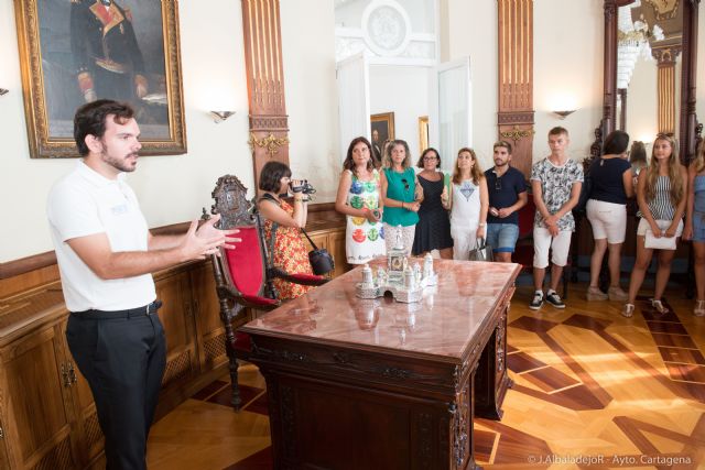Una veintena de niños bielorrusos visitan el Palacio Consistorial - 3, Foto 3