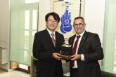 Visita institucional del vice embajador de Japn a La Unin
