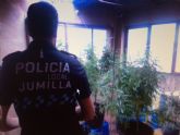 La Policía Local interviene tres kilos de marihuana en una plantación casera