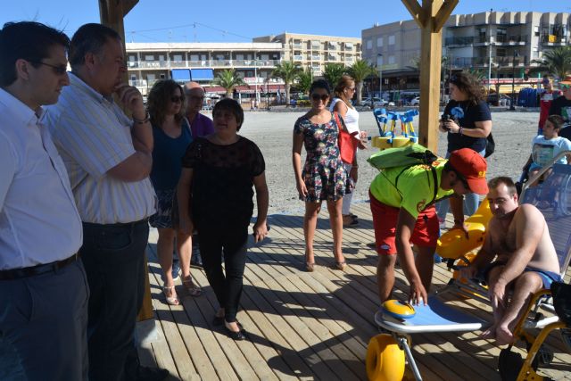 San Pedro del Pinatar mejora la accesibilidad en las playas de la mano de FAMDIF - 1, Foto 1
