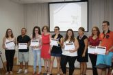 Los alumnos y alumnas del 'Programa de Empleo Joven' recogen sus diplomas