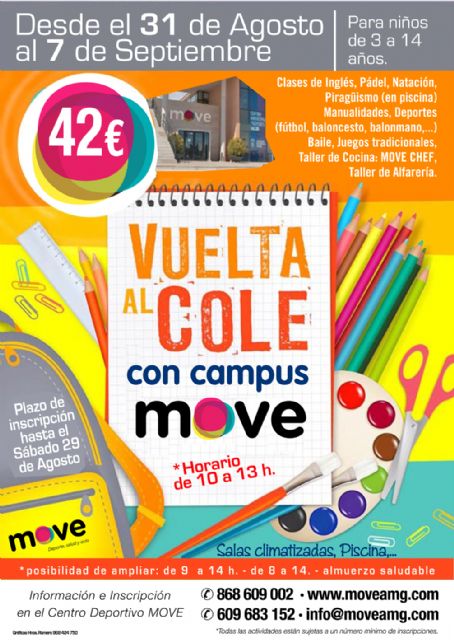 Vuelta al cole con el campus Move