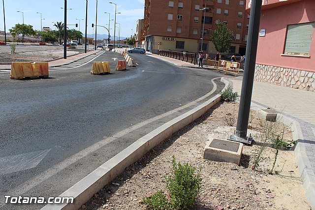 Se abre al trfico la interseccin de la rotonda de la Kabuki con la Avenida Rambla de La Santa - 13
