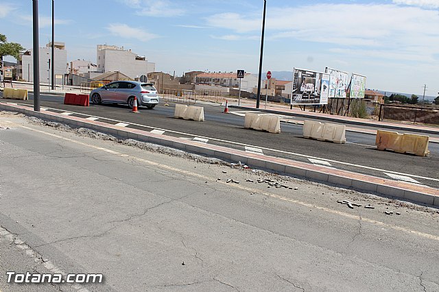 Se abre al trfico la interseccin de la rotonda de la Kabuki con la Avenida Rambla de La Santa - 21