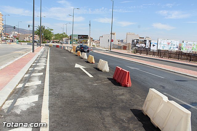 Se abre al trfico la interseccin de la rotonda de la Kabuki con la Avenida Rambla de La Santa - 24