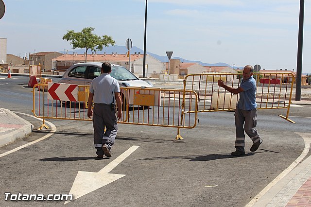 Se abre al trfico la interseccin de la rotonda de la Kabuki con la Avenida Rambla de La Santa - 33