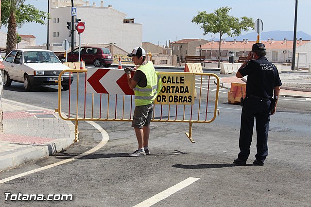 Se abre al trfico la interseccin de la rotonda de la Kabuki con la Avenida Rambla de La Santa - 37