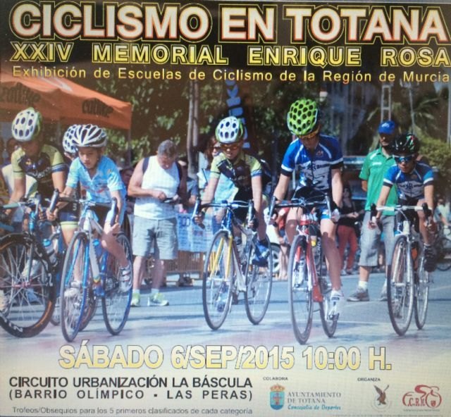El XXIV Memorial Enrique Rosa de Ciclismo se celebrará el próximo 6 de septiembre en la urbanización La Báscula, Foto 1